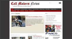 Desktop Screenshot of callmakersnews.com