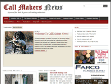 Tablet Screenshot of callmakersnews.com